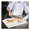 San Jamar Cut-N-Carry Color Cutting Boards, Plastic, 20w x 15d x 1/2h, White SAN CB152012WH - alternate 3